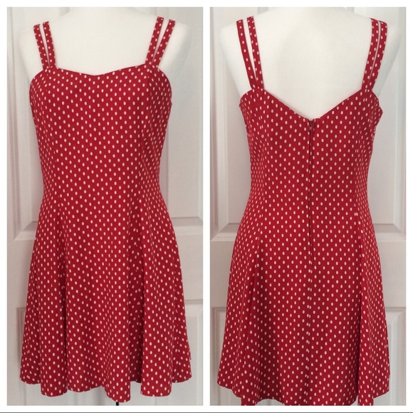 Red polka dot sundress Clearance